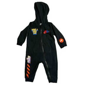 Nike Zip Up Baby one piece 12 months “Have A Nike Day” 90s jumpsuit coverall